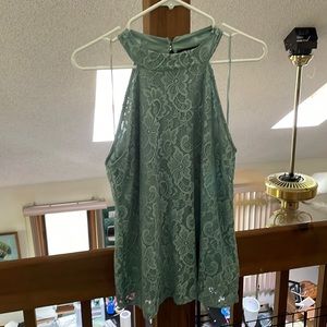 Teal Halter top